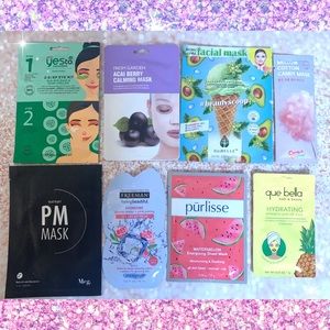 Lot Bundle New 8 Facial Face Sheet Masks K-beauty